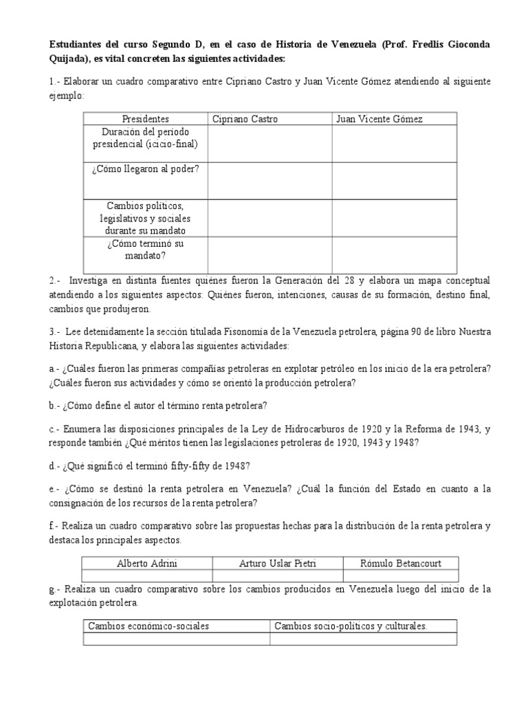 Historia de Venezuela | PDF