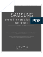 Samsung Firmware Langpacks Descriptions 11-12-2010
