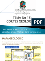 15. Cortes Geologicos