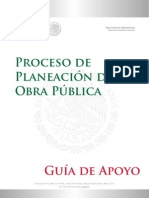 Guía de Apoyo Proceso de Planeación de La Obra Pública V.6 Mayo 2013