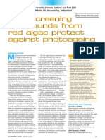 UVA-Screening Compounds From Red Algae Protect Against Photoageing - Personal Care 2004