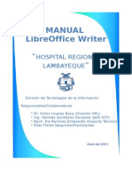 Manual de LibreOffice Writer