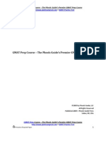 GMAT Prep Course - The Phools Guide's Premier GMAT Prep Course