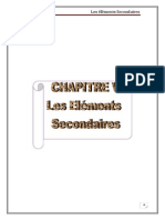 Chapitre 5 les eléments secondaires