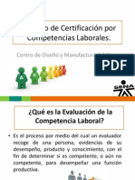 Proceso de Certificación Por Competencias Laborales