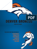 broncos creative brief