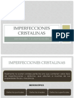 IMPERFECCIONES CRISTALINAS 2012