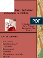 Tree Nut Allergy, Egg Allergy, and