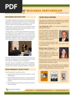 Flyer - Kirkpatrick Business Partnership Certificate