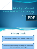 ICT Teknologi Informasi Komunikasi Dan Jejaring Week1rev