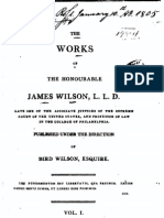 James Wilson - The Works of James Wilson, Vol 1