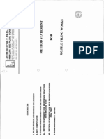 Method Statement RC Piling