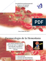 Farmacos Anticoagulantes, Antihipertensivos, Antifibrinoliticos