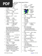 Soal Tryout Bahasa Inggris SD Kelas 6