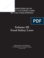 Compendium of Right To Food Laws in The Philippines - Volume III: Food Safety Laws