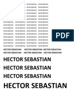 Hector Sebastian Hector Sebastian Hector Sebastian