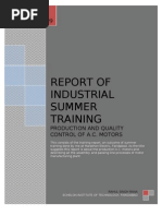 Download Project Report of Industrial Summer Training by rahul_singh6544925 SN21238001 doc pdf