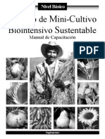 Manual de Capacitación - NIVEL BÁSICO - Método de Mini-Cultivo Biointensivo Sustentable