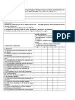 Formato de Evaluación Del Desempeño Laboral