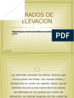 Grados de Elevacion