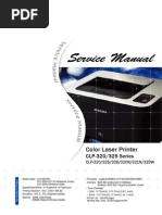 SERVICE MANUAL Samsung CLP 320-325