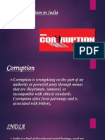 Growing Corruption in India