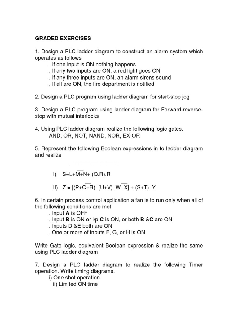Plc Based Examples Programmable Logic Controller Control Engineering