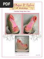 Download Tutorial Wedge Shoe Cake by Sugar  Spice Cakes by acdnadmin SN212421626 doc pdf