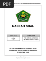 Download 6 Soal TPA SPMB PTAIN 2012 Spmb Ptainkumpulan Soalcom 36 38 by Sholeh Hasan SN212421944 doc pdf