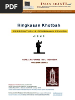 Ringkasan Khotbah-Jilid 3-Persekutuan Dan Pembinaan Pemuda