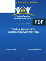 Manolescu & Potolea - Teoria Si Practica Evaluarii Educationale