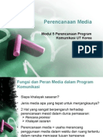 UT #5 Perencanaan Media