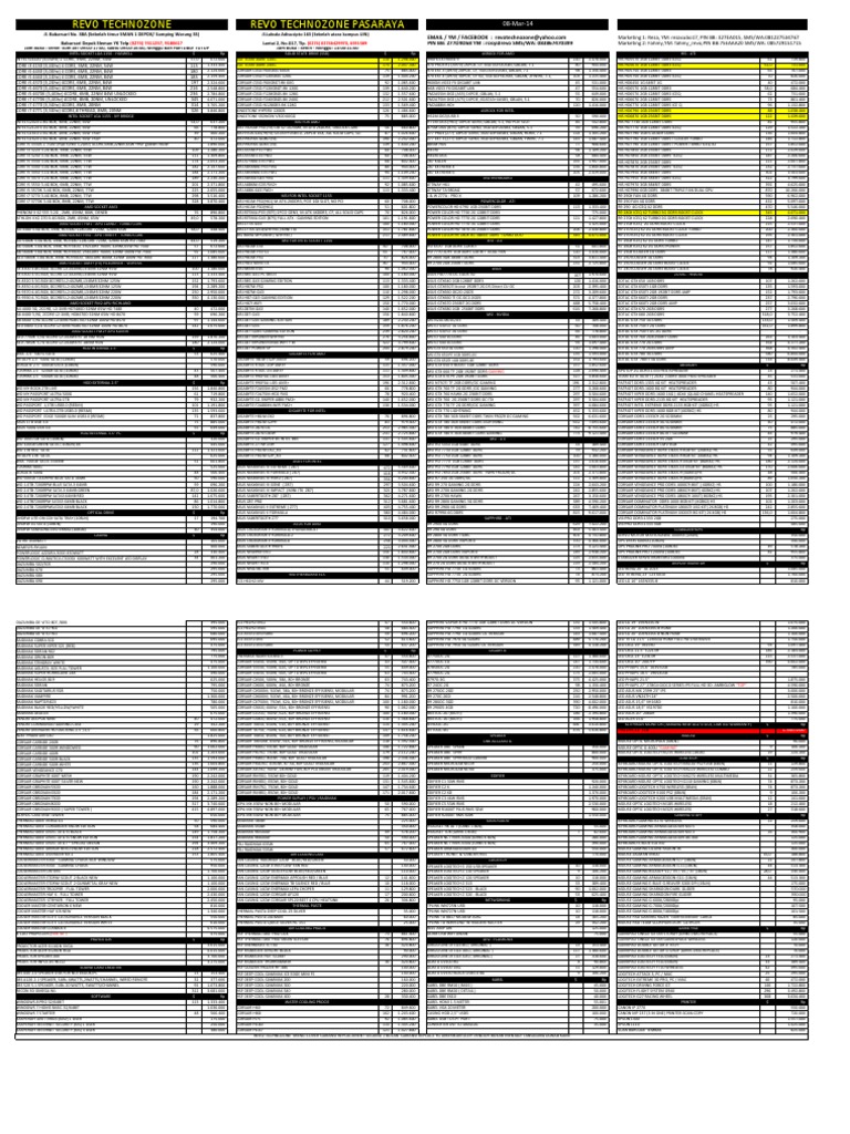 Price List Advanced Micro Devices Computer Hardware