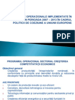 Curs 7 - Programe Operationale 2007 - 2013