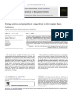 Energy Politics and Geopolitical Competition in The Caspian Basin