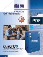 Dunkirk Quantum Q90 High 90 Ficiency Gas Fired Hot Water Boiler Brochure