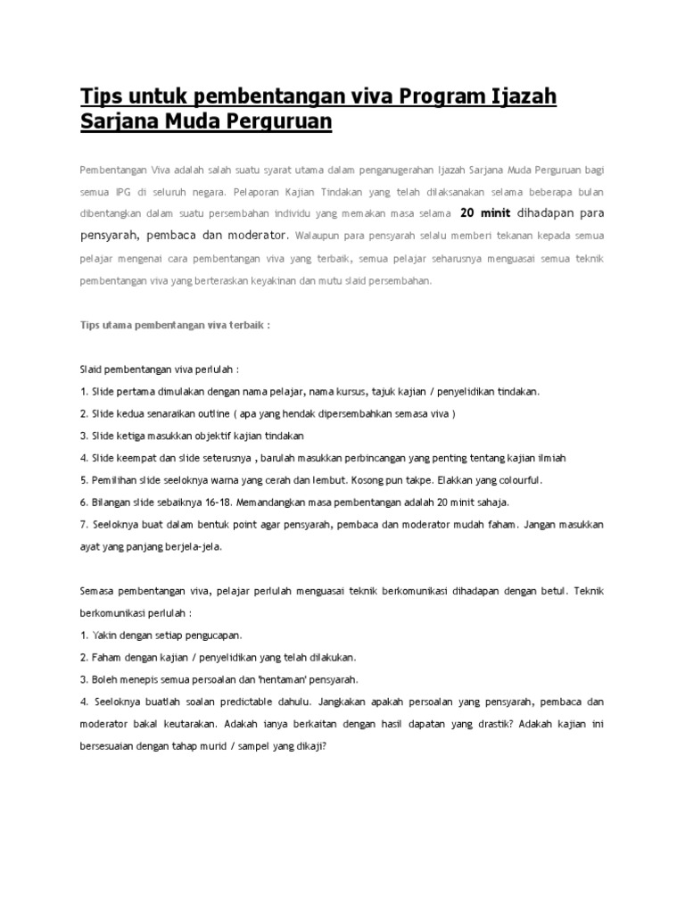 Jawapan Soalan Panel Pembentangan Viva - malakuio