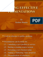 Making Effective Presentations