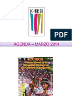 Agenda - Marzo 2014