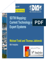 Todd Mike CDISC SDTM Mapping 2009
