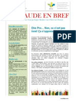 Bulletin PEPS Aude en Bref Nouvelle Mouture 1er Trimestre 2014