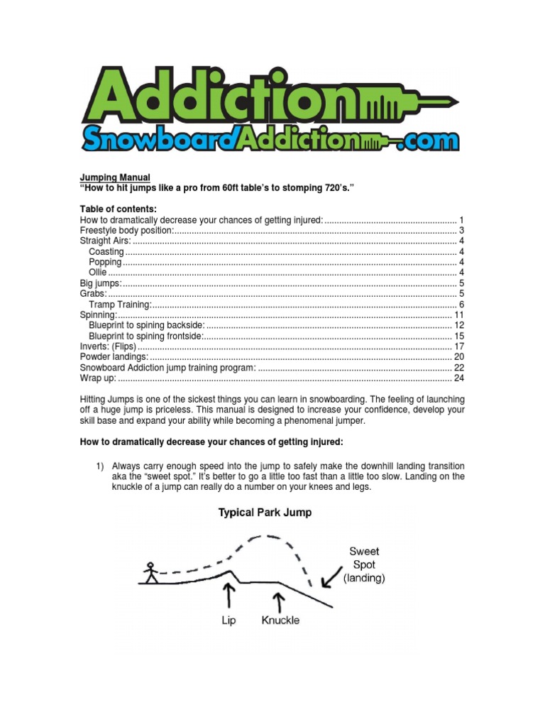 Snowboard Jumping Manual | PDF | Business