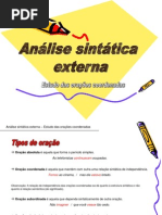 Orações coordenadas resumo