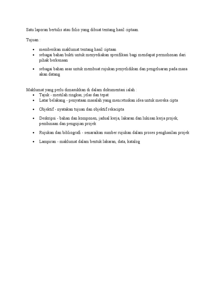 Contoh Soalan Reka Cipta | PDF