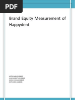 Download Brand Equity Measurement Happydent by gmkayal SN21245057 doc pdf