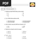 Latih Tubi Matematik Upsr