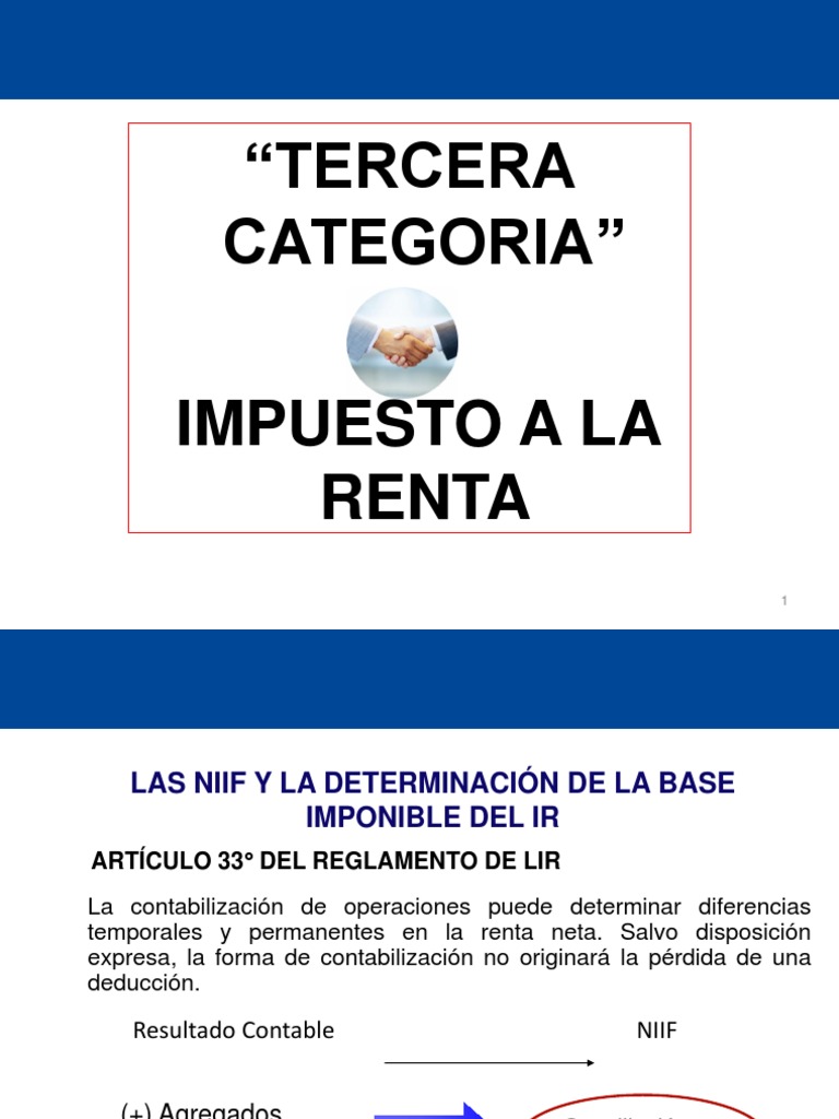 Impuesto a la Renta: NIIF y Devengo | PDF | Devengo | normas ...
