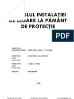 Calculul Instalatiei de Legare La Pamant de Protectie