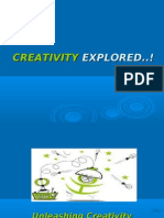 Creativity at Work Place Ppt