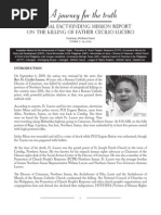 A Journey For The Truth: National Fact-Finding Mission Report On The Killing of Father Cecilio Lucero